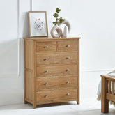 Julian Bowen Mallory 4+2 Drawer Chest-Better Bed Company