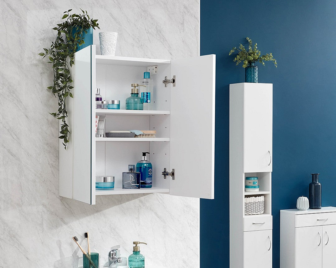 GFW Moritz Two Door Mirrored Cupboard