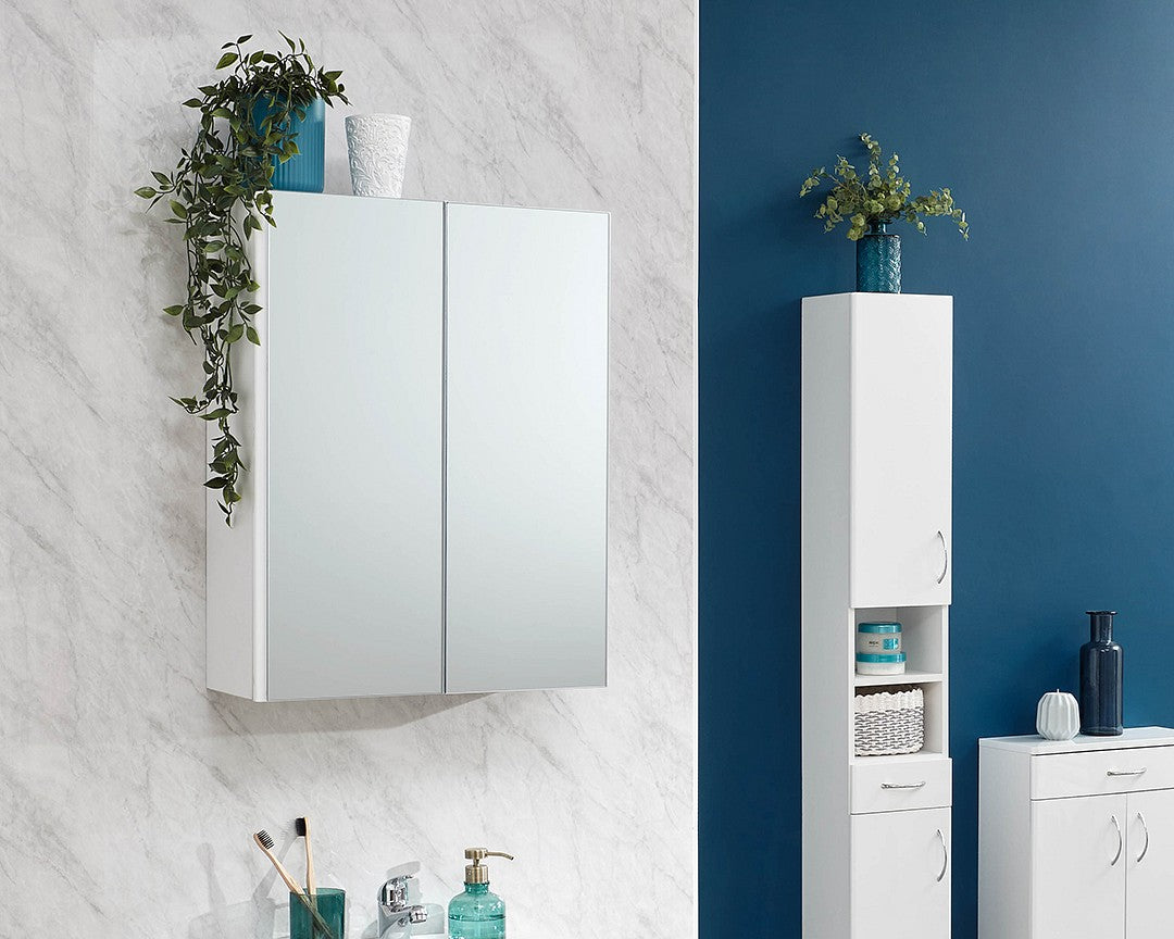 GFW Moritz Two Door Mirrored Cupboard