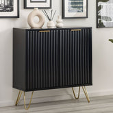 Julian Bowen Murano Compact Sideboard - Matte Black-Better Bed Company