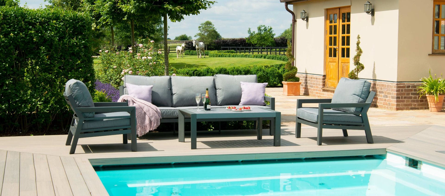 Maze Rattan New York 3 Seat Sofa Set