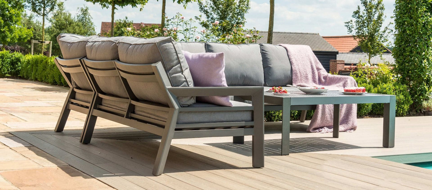 Maze Rattan New York Corner Sofa Set