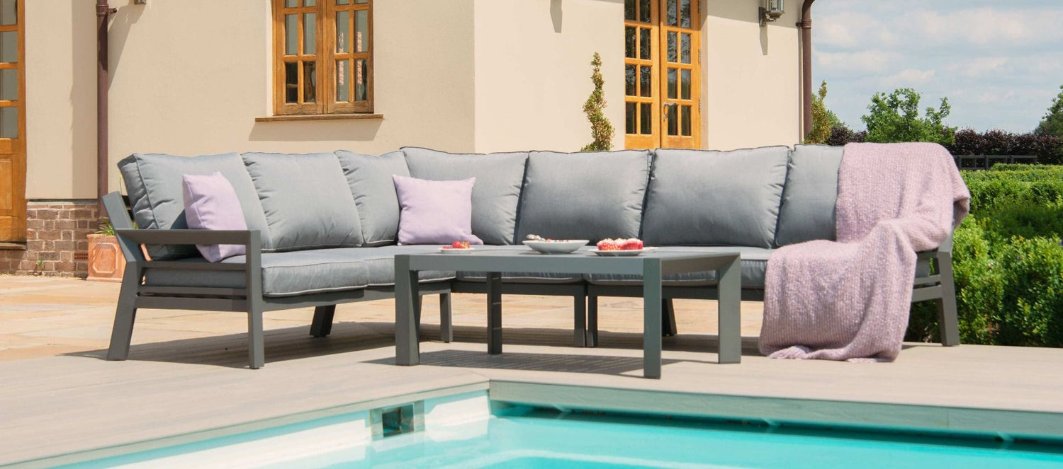 Maze rattan new hotsell york corner sofa set