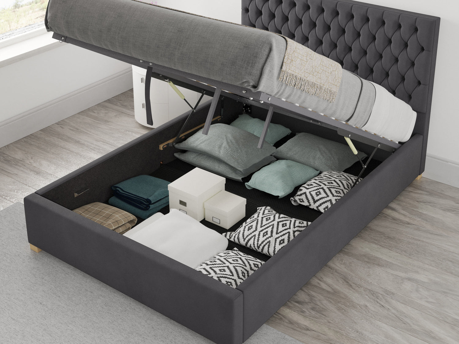 Aspire Furniture Nightingale Ottoman Bed