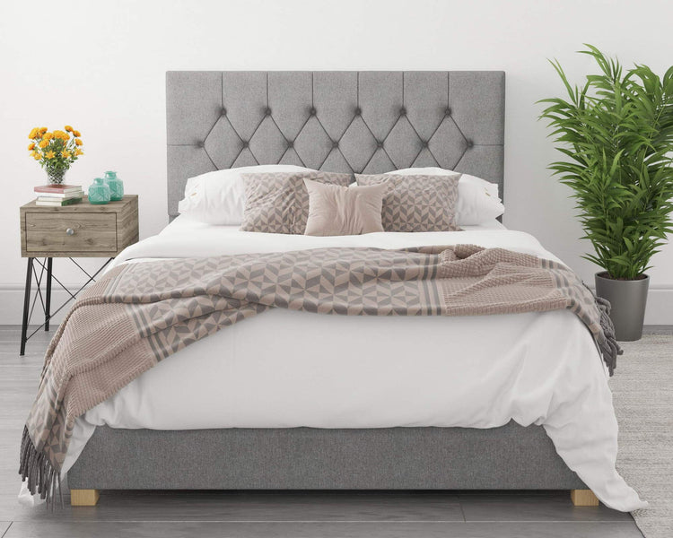 Better Finchen Grey Ottoman Bed