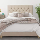 Better Finchen Beige Ottoman Bed