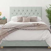 Better Finchen Green Ottoman Bed