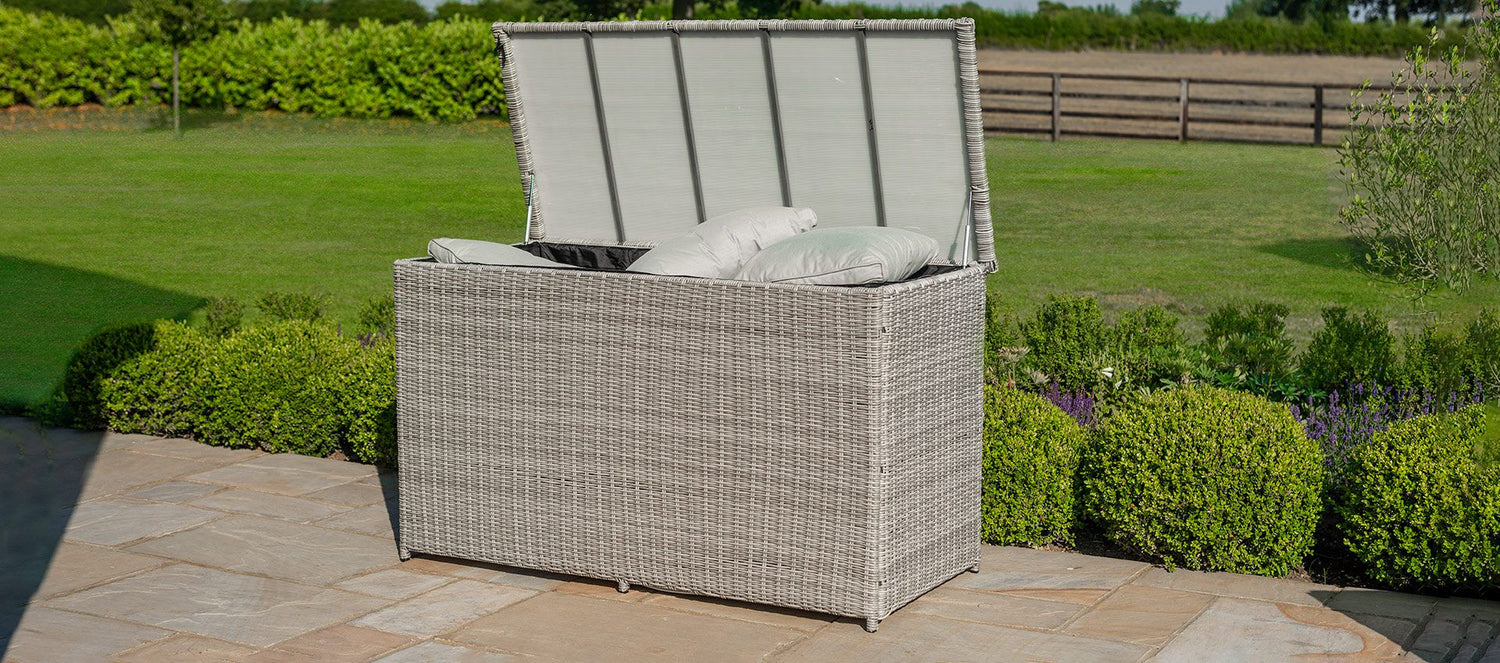 Maze Rattan Storage Box oxford-Better Bed Company
