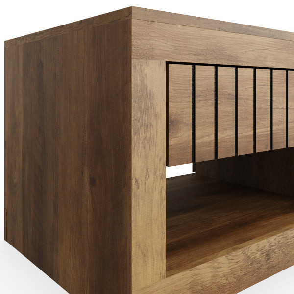 GFW Cartmel Coffee Table Knotty Oak Close Up-Better Bed Company