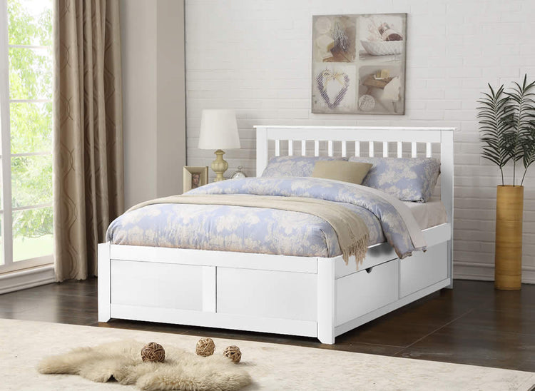 Flintshire Furniture Pentre Fixed Draw Bed Frame
