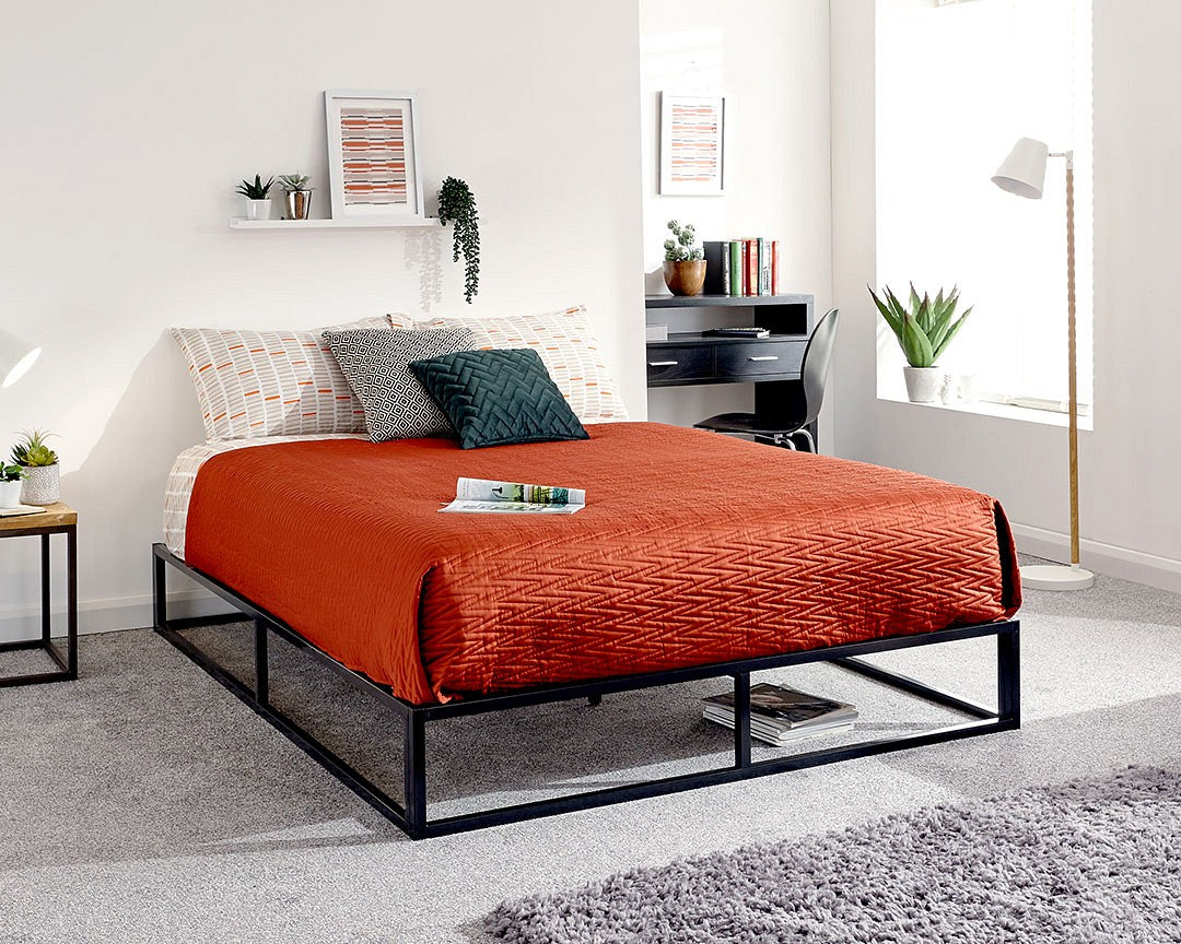 GFW Platform Metal Bed Frame With Bedding-Better Bed Company