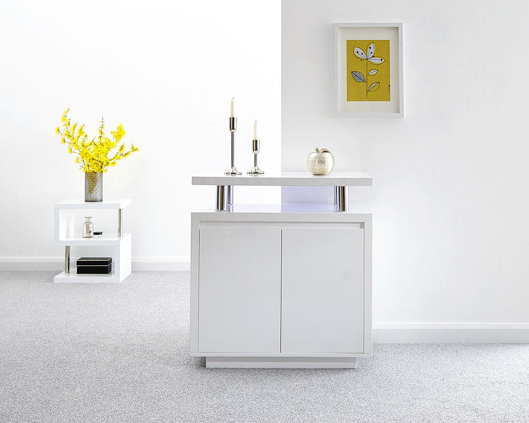 GFW Polar High Gloss LED Sideboard