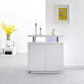 GFW Polar High Gloss LED Sideboard