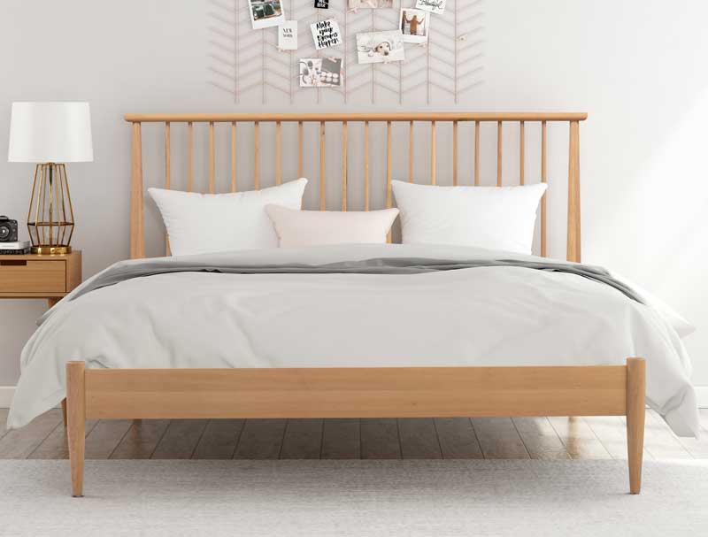 Flintshire Furniture Grosvenor Oak Bed Frame