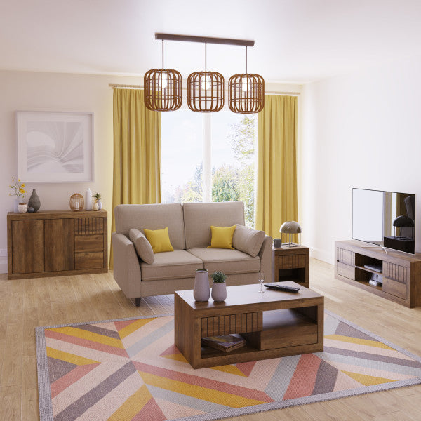 GFW Cartmel Sideboard Knotty Oak Furniture Range-Better Bed Company