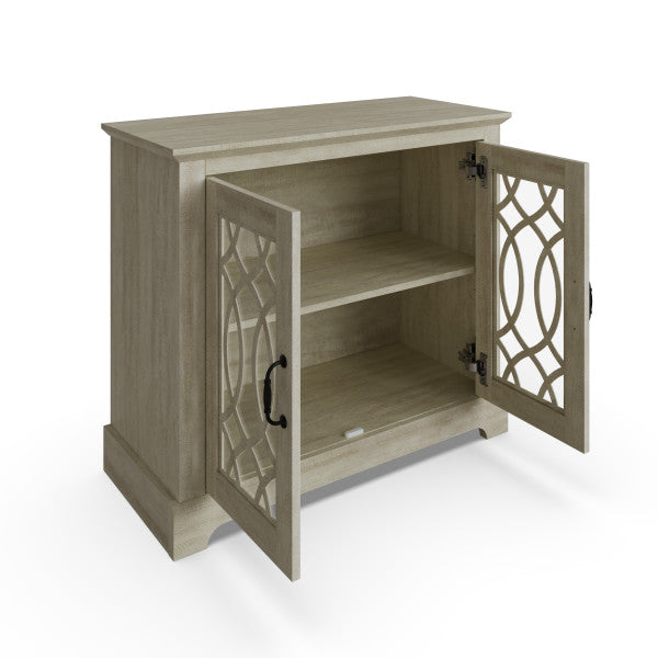 GFW Amelie 2 Door Sideboard Doors Open-Better Bed Company