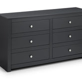 Julian Bowen Radley 6 Drawer Chest Anthracite