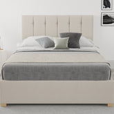 Better Rorier White Fabric Ottoman Bed