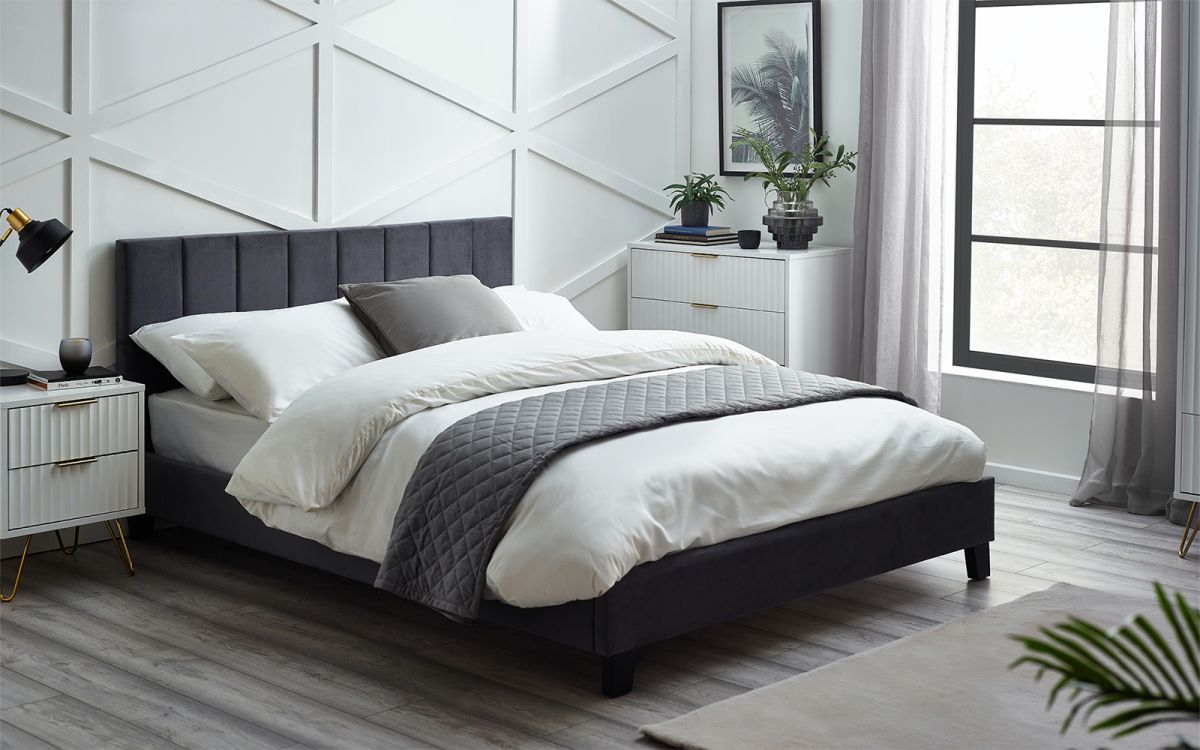 Julian Bowen Rosa Velvet Bed In A Box-Better Bed Company