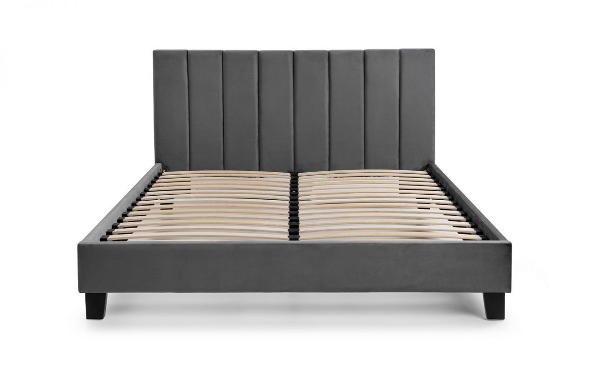Julian Bowen Rosa Velvet Bed In A Box Slats-Better Bed Company