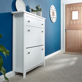 GFW Deluxe Shoe Cabinet With Drawer