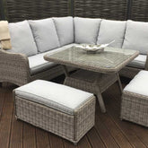 Signature Weave Alexandra Corner Dining Sofa With 2 Bench Seats