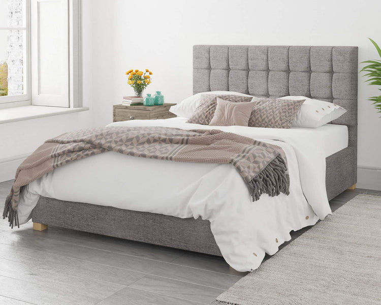 Better Cheshire Charcoal Grey Ottoman Bed