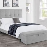 Julian Bowen Sorrento Bed Frame Light Grey