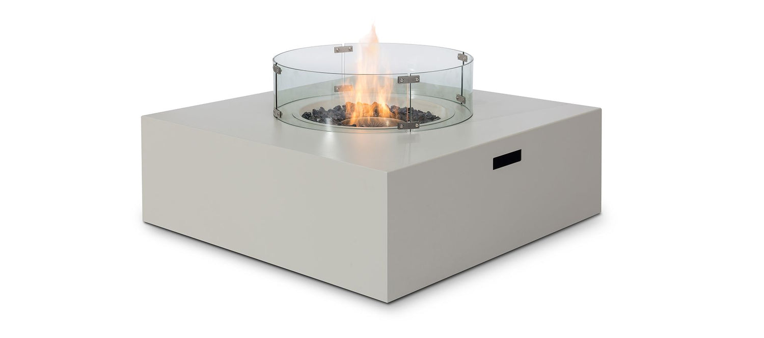 Maze Rattan Square Gas Fire Pit