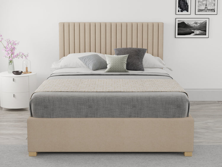 Better Glossop Beige Ottoman Bed-Better Bed Company