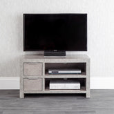 GFW Bloc 2 Drawer TV Unit-Better Bed Company 