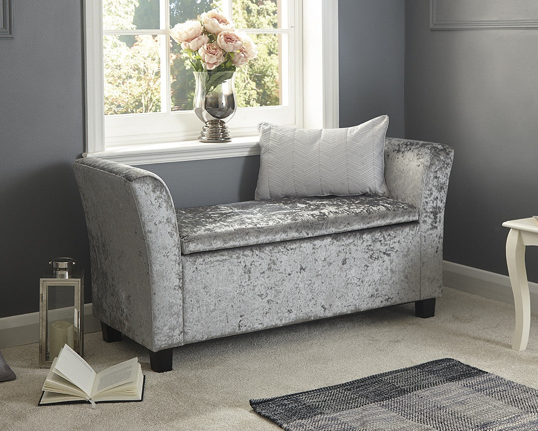 GFW Verona Crushed Velvet Window Seat