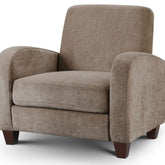 Julian Bowen Vivo Chair Mink Chenille-Better Bed Company 