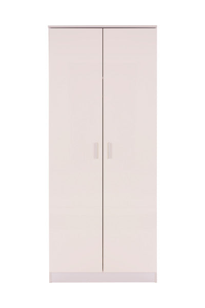 GFW Ottawa 2 Door Wardrobe White Oak-Better Bed Company 